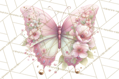 Floral Girl Power Clipart, Girly Feminine Icons Png Product Image 5