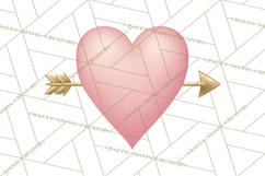 Cute Valentine Icons PNG Pastel Love Clipart Illustrations Product Image 5