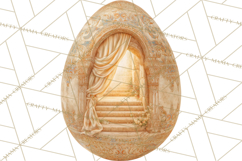 Christian Easter Clipart PNG, Resurrection Easter Egg Product Image 5