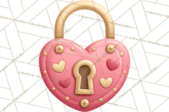 Cute Valentine Icons PNG Pastel Love Clipart Illustrations Product Image 2