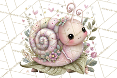 Magic Garden Bugs Clipart PNG, Pastel Fairy Garden Png Product Image 2