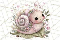 Magic Garden Bugs Clipart PNG, Pastel Fairy Garden Png Product Image 2