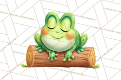 Frog Storybook Clipart, Cute Cartoon Frog Illustrations Png Product Image 2