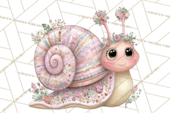 Magic Garden Bugs Clipart PNG, Pastel Fairy Garden Png Product Image 3