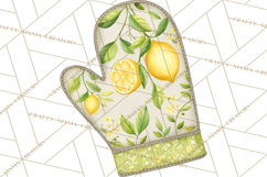 Farmhouse Lemon Kitchen Clipart, Lemon Kitchen Appliances Product Image 3