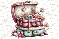 Retro Glam Kids Clipart PNG, Vintage Inspired Mini World Product Image 3