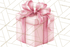 Pink Birthday Clipart, Vibrant Party Decorations PNG Product Image 3