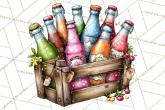 Retro Glam Kids Clipart PNG, Vintage Inspired Mini World Product Image 4