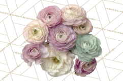 Soft Pastel Spring Floral Clipart, Pink Roses Tulips Png Product Image 3