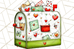 Valentine Goose Clipart PNG, Cute Watercolor Goose World Png Product Image 3