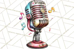 Retro Glam Kids Clipart PNG, Vintage Inspired Mini World Product Image 5