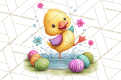 Easter Animals Clipart PNG, Cute Easter Animal Clip Art Product Image 4