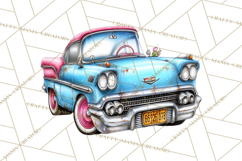 Retro Glam Kids Clipart PNG, Vintage Inspired Mini World Product Image 3