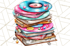 Retro Glam Kids Clipart PNG, Vintage Inspired Mini World Product Image 2