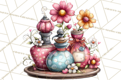 Retro Glam Kids Clipart PNG, Vintage Inspired Mini World Product Image 4