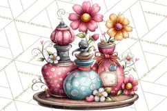 Retro Glam Kids Clipart PNG, Vintage Inspired Mini World Product Image 4