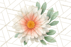 Soft Pastel Spring Floral Clipart, Pink Roses Tulips Png Product Image 4