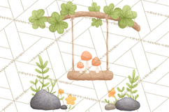 Cottagecore St Patrick’s Day Clipart, Mini Irish Cottage Png Product Image 5