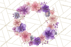 Soft Pastel Spring Floral Clipart, Pink Roses Tulips Png Product Image 3