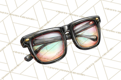 Retro Glam Kids Clipart PNG, Vintage Inspired Mini World Product Image 3