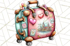 Retro Glam Kids Clipart PNG, Vintage Inspired Mini World Product Image 2