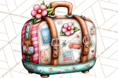 Retro Glam Kids Clipart PNG, Vintage Inspired Mini World Product Image 3