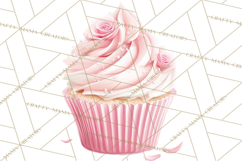 Pink Birthday Clipart, Vibrant Party Decorations PNG Product Image 4