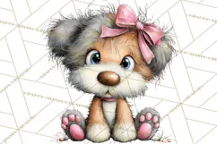 Retro Glam Kids Clipart PNG, Vintage Inspired Mini World Product Image 5