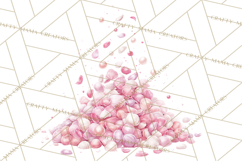 Pink Birthday Clipart, Vibrant Party Decorations PNG Product Image 3