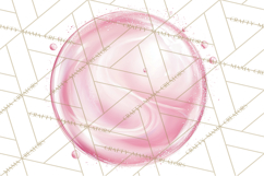 Pink Birthday Clipart, Vibrant Party Decorations PNG Product Image 4