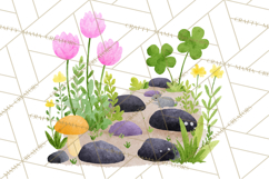 Cottagecore St Patrick’s Day Clipart, Mini Irish Cottage Png Product Image 4