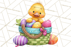 Easter Animals Clipart PNG, Cute Easter Animal Clip Art Product Image 4