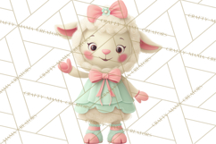 Whimsical Easter Characters Clipart PNG, Cute Mint Png Product Image 4