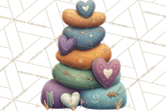 Boho Valentine Cactus Clipart PNG, Desert Romance Clip Art Product Image 3