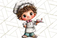 Retro Glam Kids Clipart PNG, Vintage Inspired Mini World Product Image 2