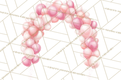 Pink Birthday Clipart, Vibrant Party Decorations PNG Product Image 5