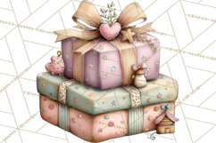 Easter Safari Animal Clipart, Cute Safari Mail PNG Product Image 3