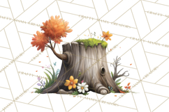 Woodland Animals Clipart, Cute Forest Animals, Foxes Png Product Image 3