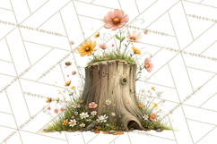 Woodland Animals Clipart, Cute Forest Animals, Foxes Png Product Image 3