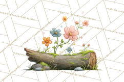 Woodland Animals Clipart, Cute Forest Animals, Foxes Png Product Image 4