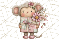 Easter Safari Animal Clipart, Cute Safari Mail PNG Product Image 4