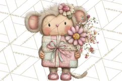 Easter Safari Animal Clipart, Cute Safari Mail PNG Product Image 4