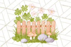 Cottagecore St Patrick’s Day Clipart, Mini Irish Cottage Png Product Image 5