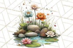 Woodland Animals Clipart, Cute Forest Animals, Foxes Png Product Image 3