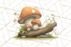 Woodland Animals Clipart, Cute Forest Animals, Foxes Png Product Image 5