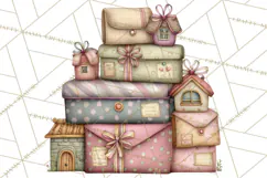 Easter Safari Animal Clipart, Cute Safari Mail PNG Product Image 4