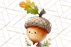 Woodland Animals Clipart, Cute Forest Animals, Foxes Png Product Image 4