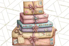 Easter Safari Animal Clipart, Cute Safari Mail PNG Product Image 5