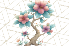 Boho Valentine Cactus Clipart PNG, Desert Romance Clip Art Product Image 2