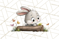 Woodland Animals Clipart, Cute Forest Animals, Foxes Png Product Image 4